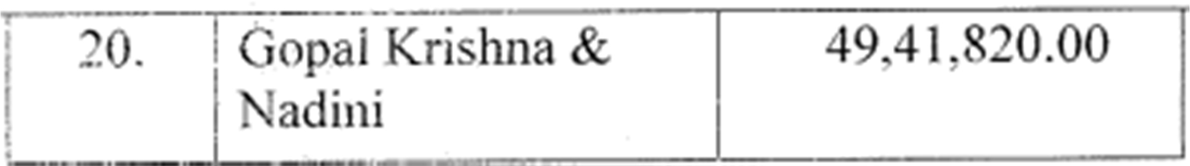Exhibit reproduced from the original judgment