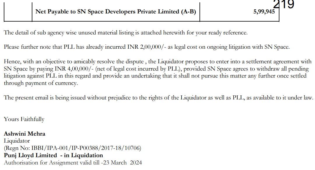 Exhibit reproduced from the original judgment