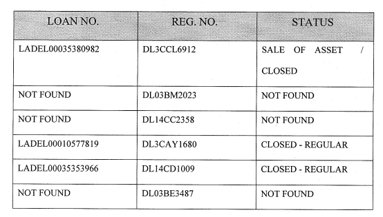 Exhibit reproduced from the original judgment