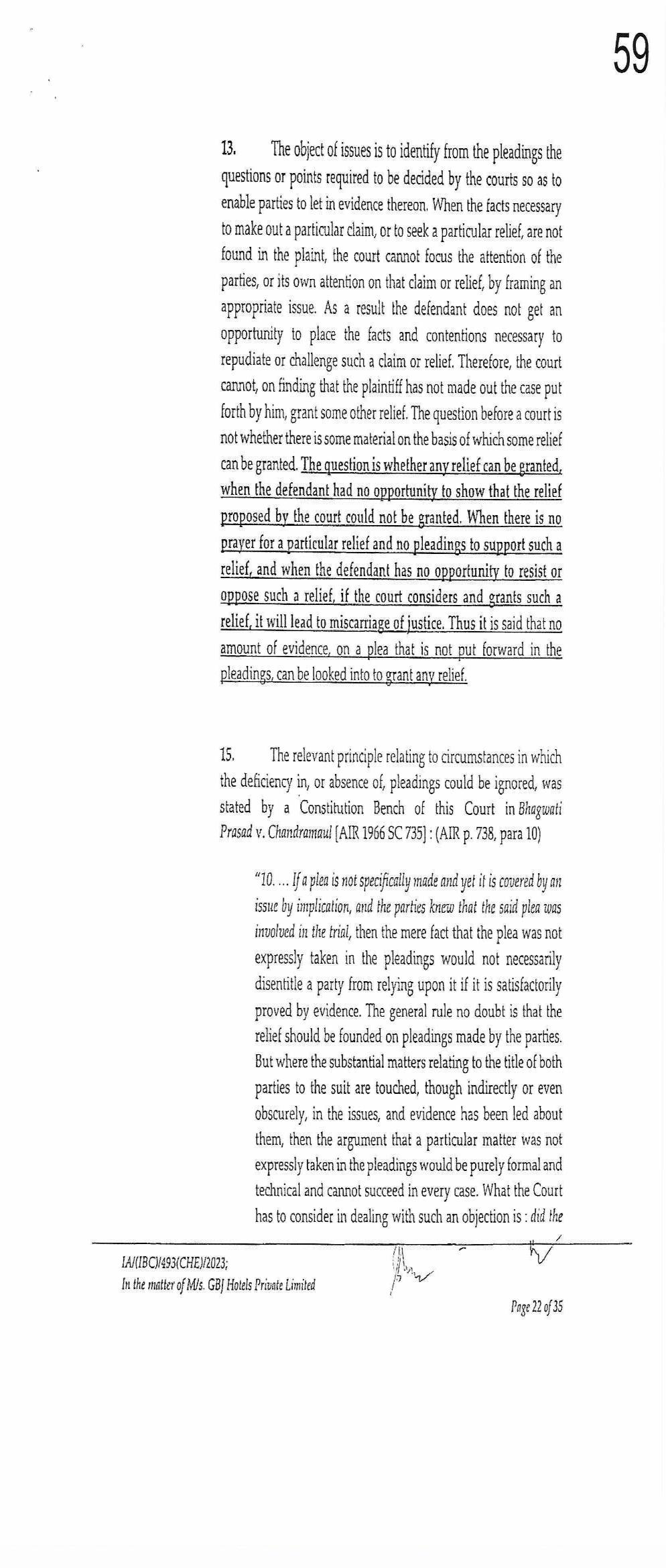 Exhibit reproduced from the original judgment