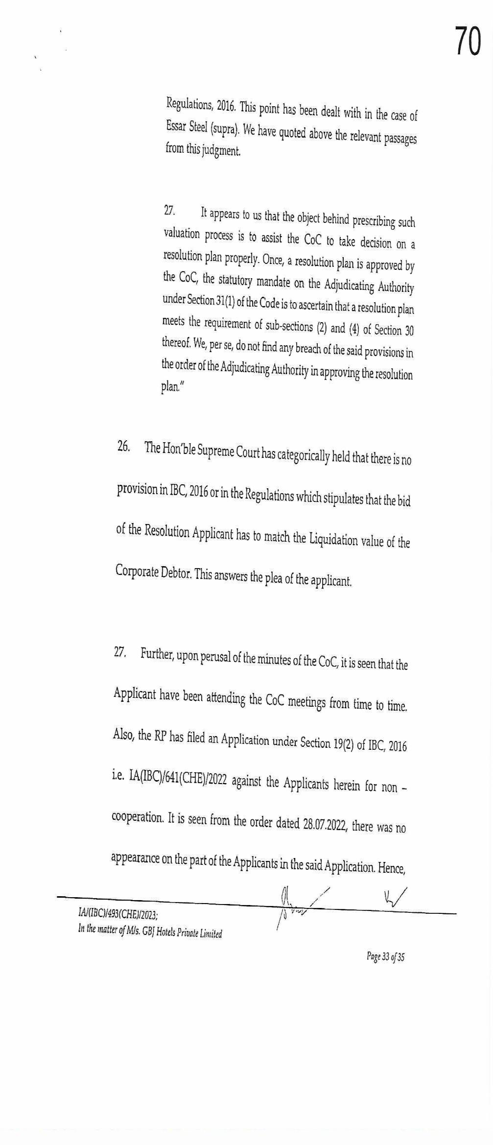 Exhibit reproduced from the original judgment