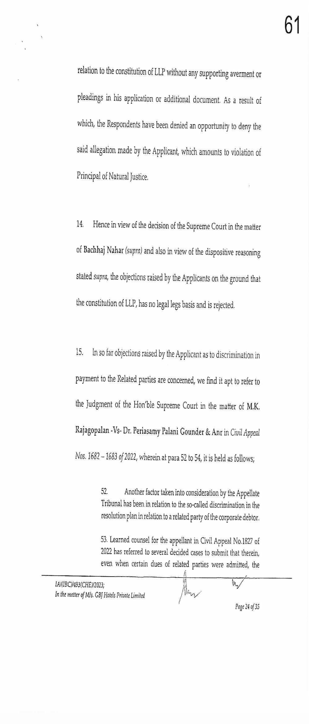 Exhibit reproduced from the original judgment