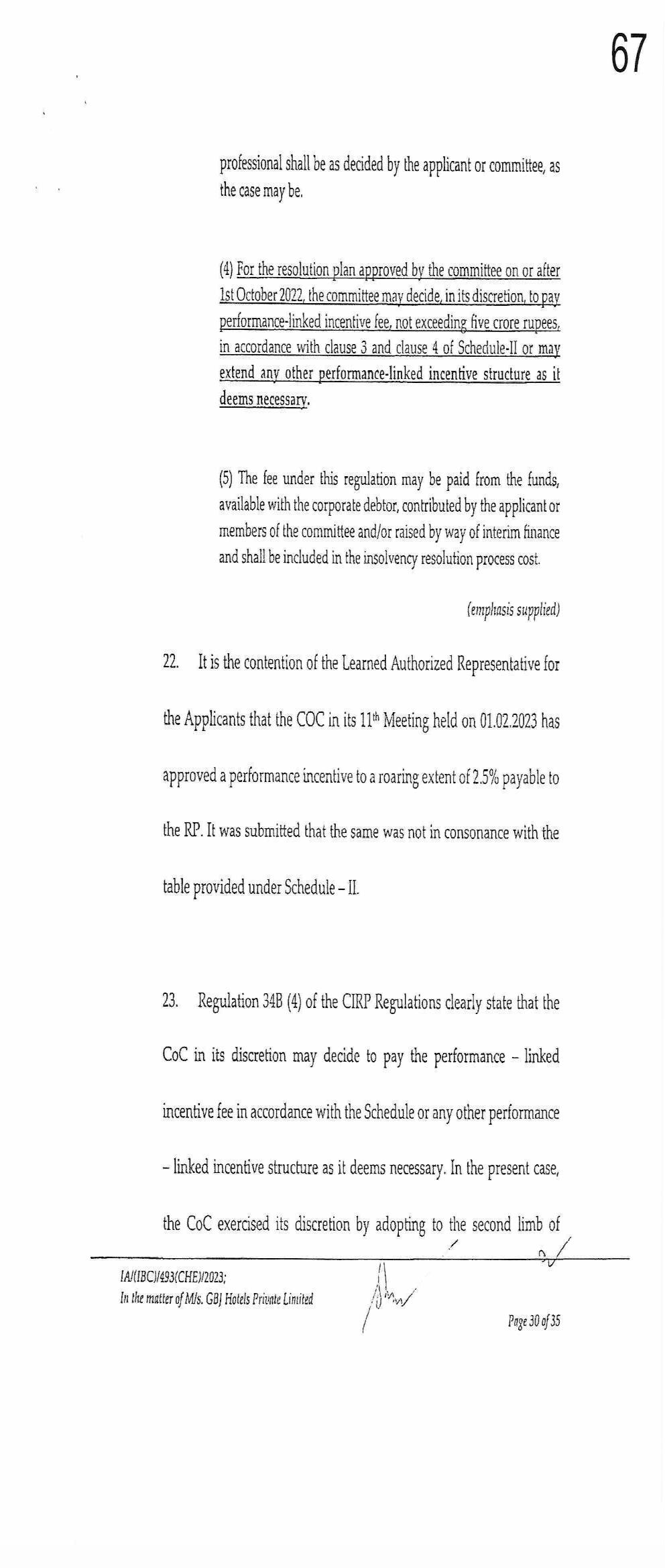 Exhibit reproduced from the original judgment