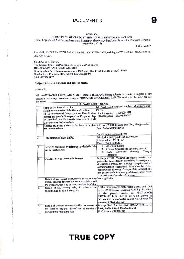 Exhibit reproduced from the original judgment