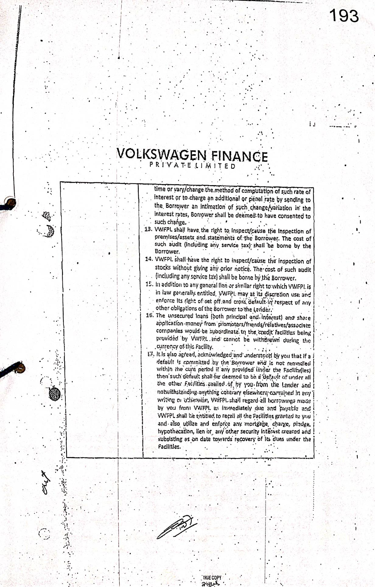 Exhibit reproduced from the original judgment