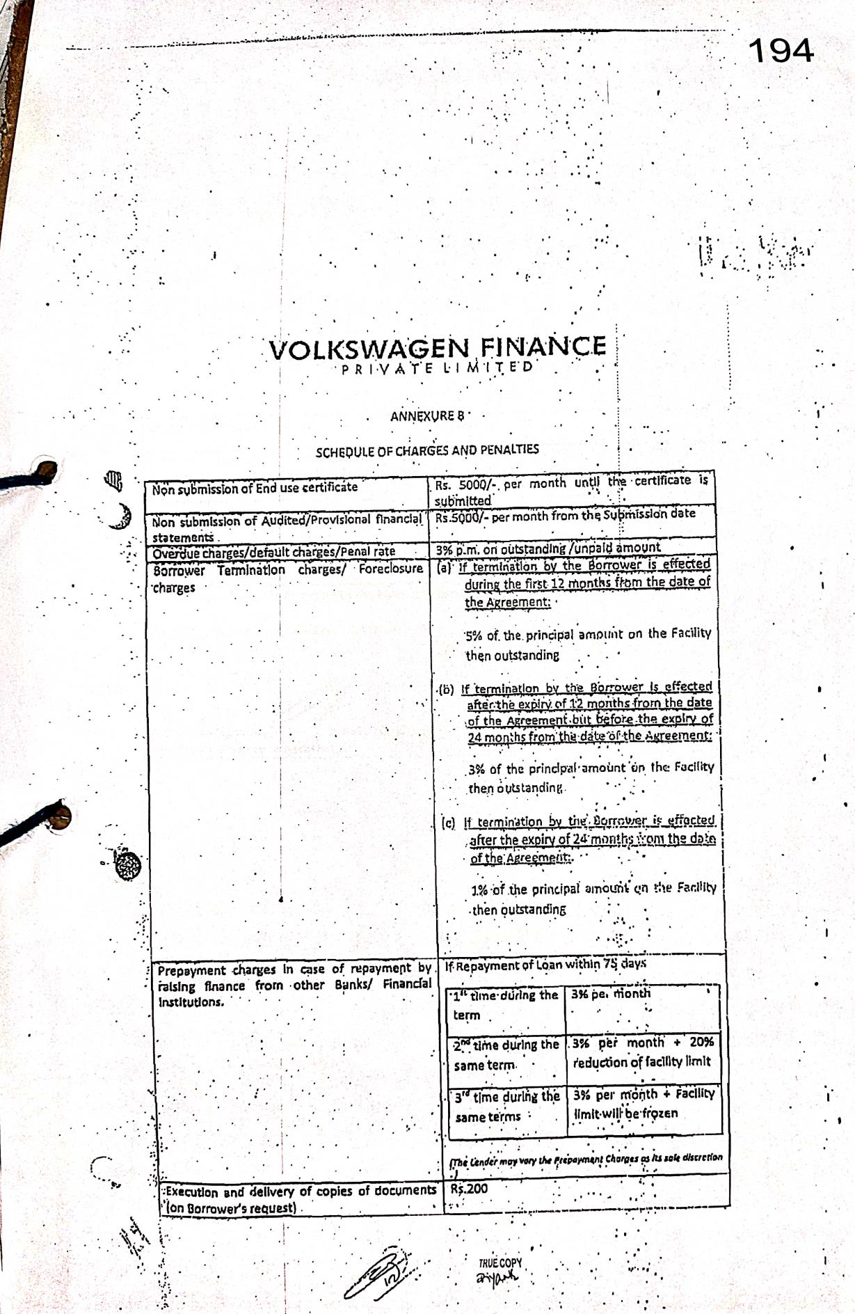 Exhibit reproduced from the original judgment