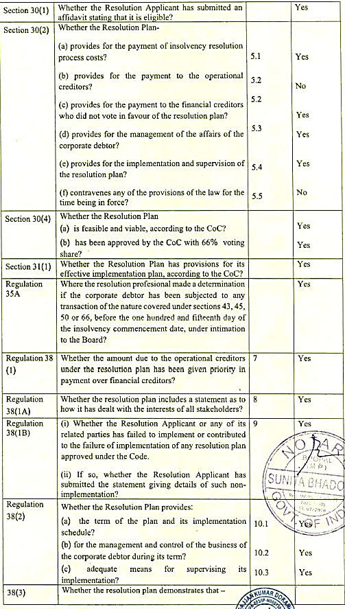 Exhibit reproduced from the original judgment