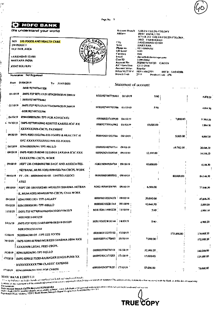 Exhibit reproduced from the original judgment