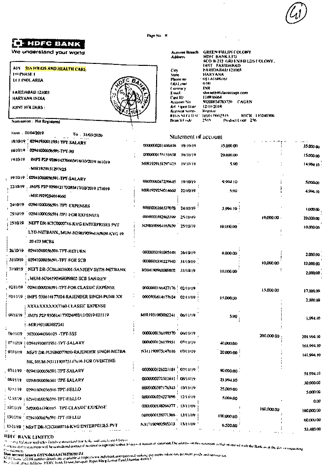 Exhibit reproduced from the original judgment