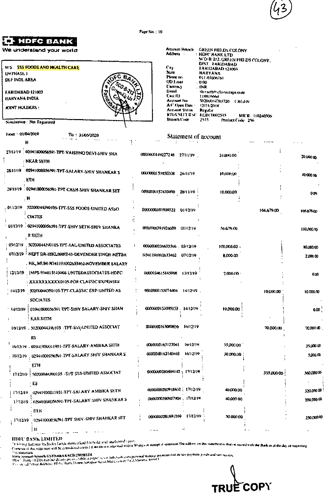 Exhibit reproduced from the original judgment
