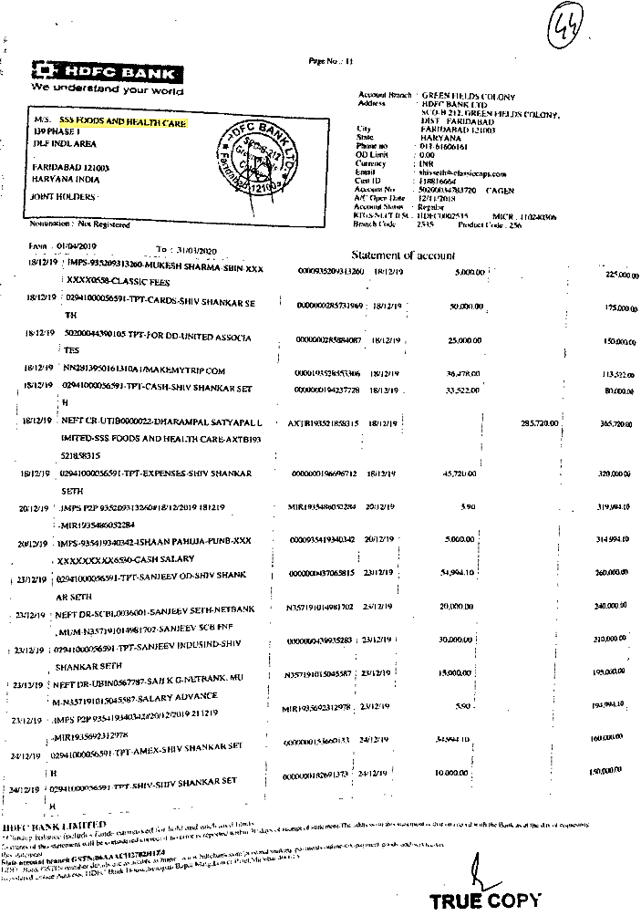 Exhibit reproduced from the original judgment