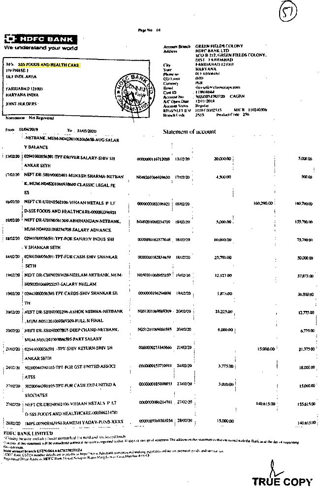 Exhibit reproduced from the original judgment