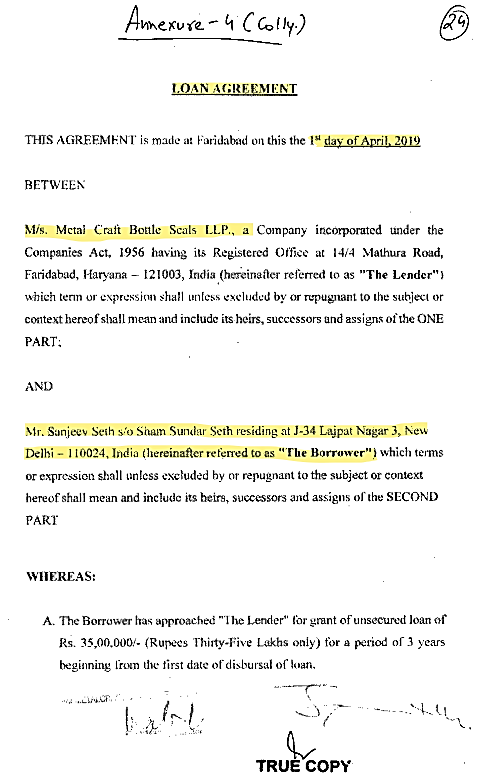 Exhibit reproduced from the original judgment