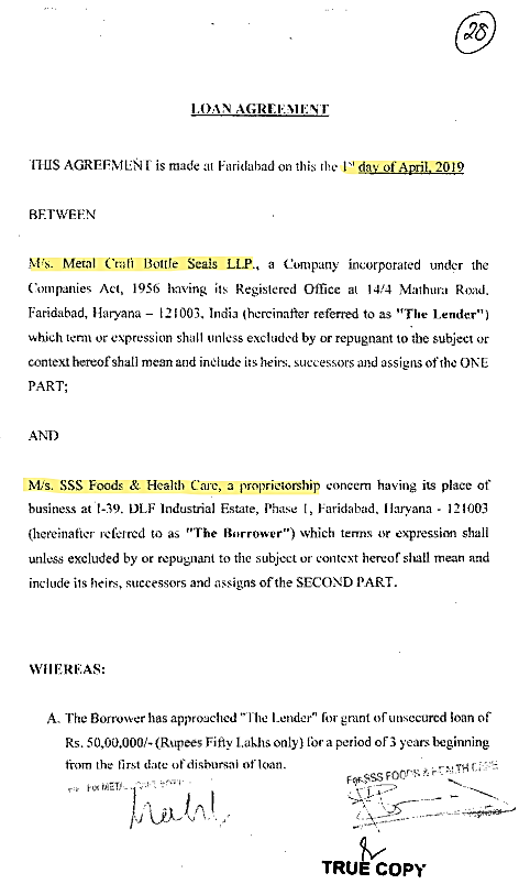 Exhibit reproduced from the original judgment