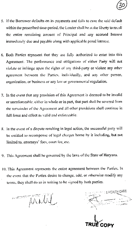 Exhibit reproduced from the original judgment