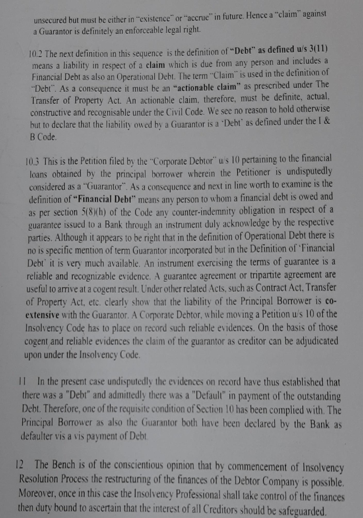 Exhibit reproduced from the original judgment