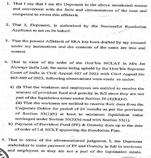 Exhibit reproduced from the original judgment