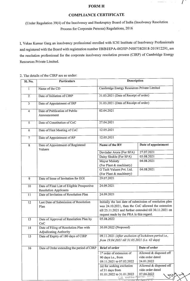 Exhibit reproduced from the original judgment