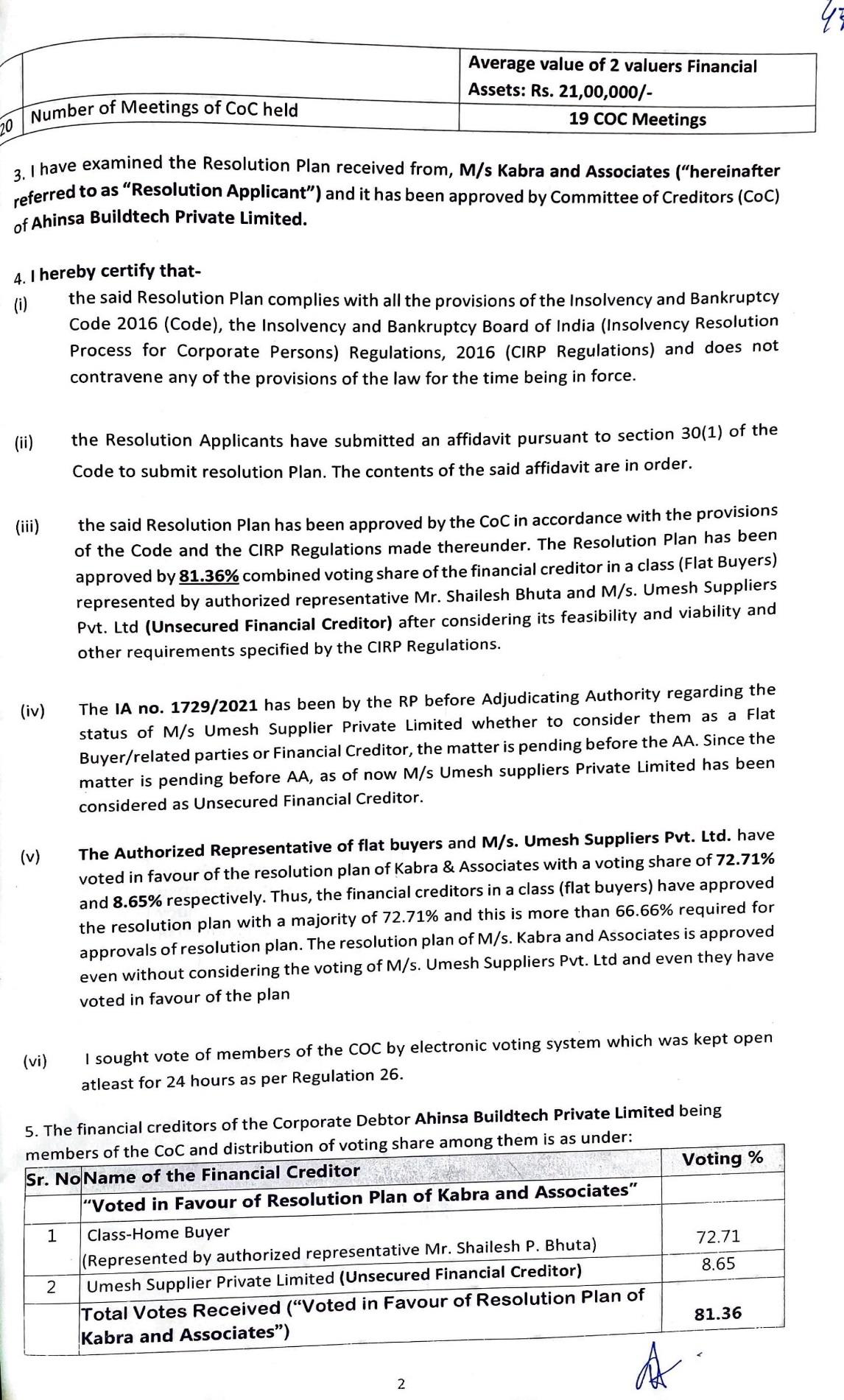 Exhibit reproduced from the original judgment