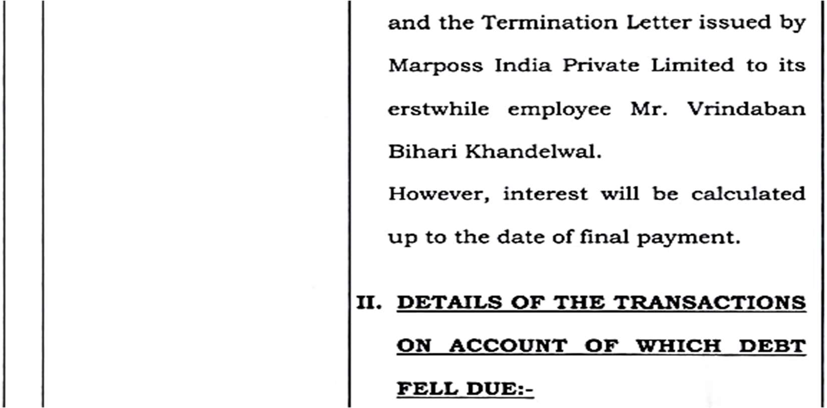 Exhibit reproduced from the original judgment