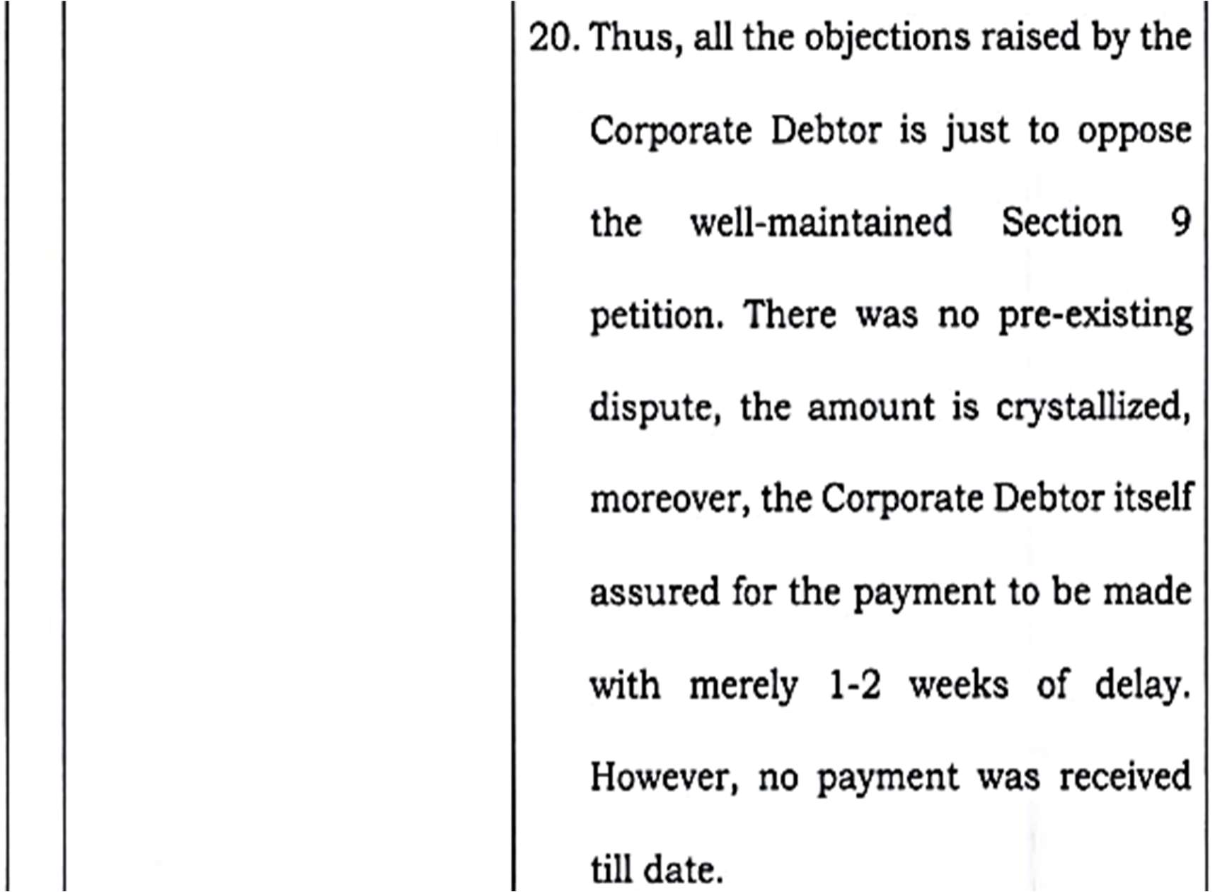 Exhibit reproduced from the original judgment