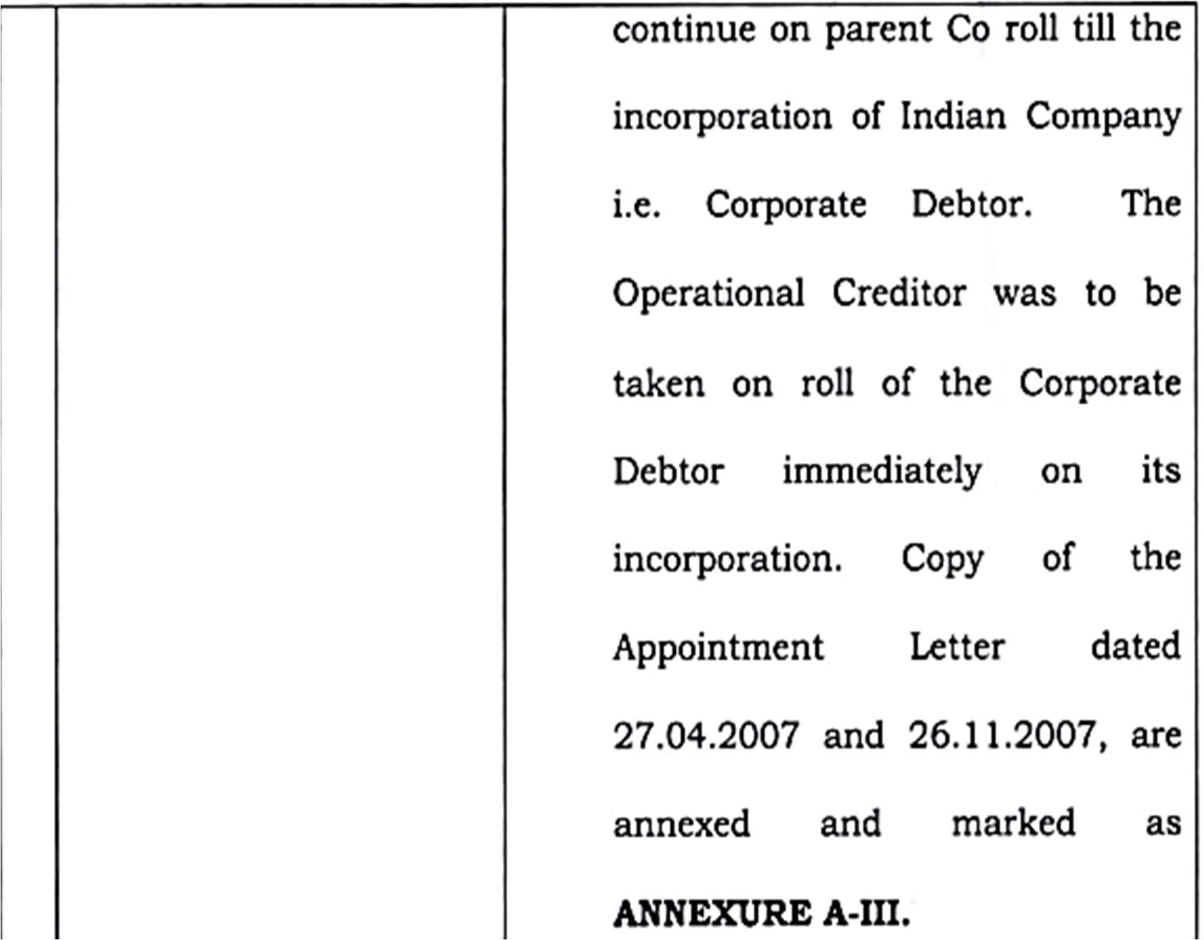 Exhibit reproduced from the original judgment