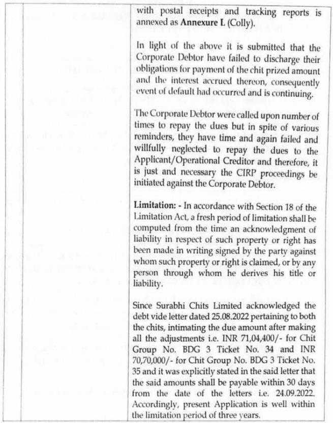 Exhibit reproduced from the original judgment