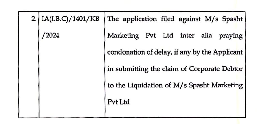 Exhibit reproduced from the original judgment