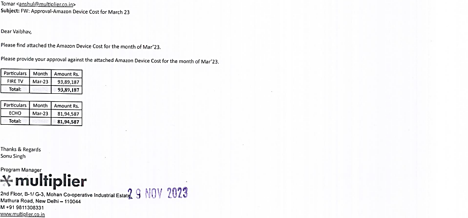 Exhibit reproduced from the original judgment