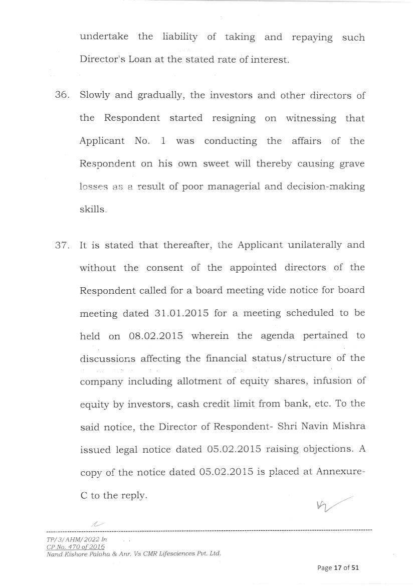 Exhibit reproduced from the original judgment