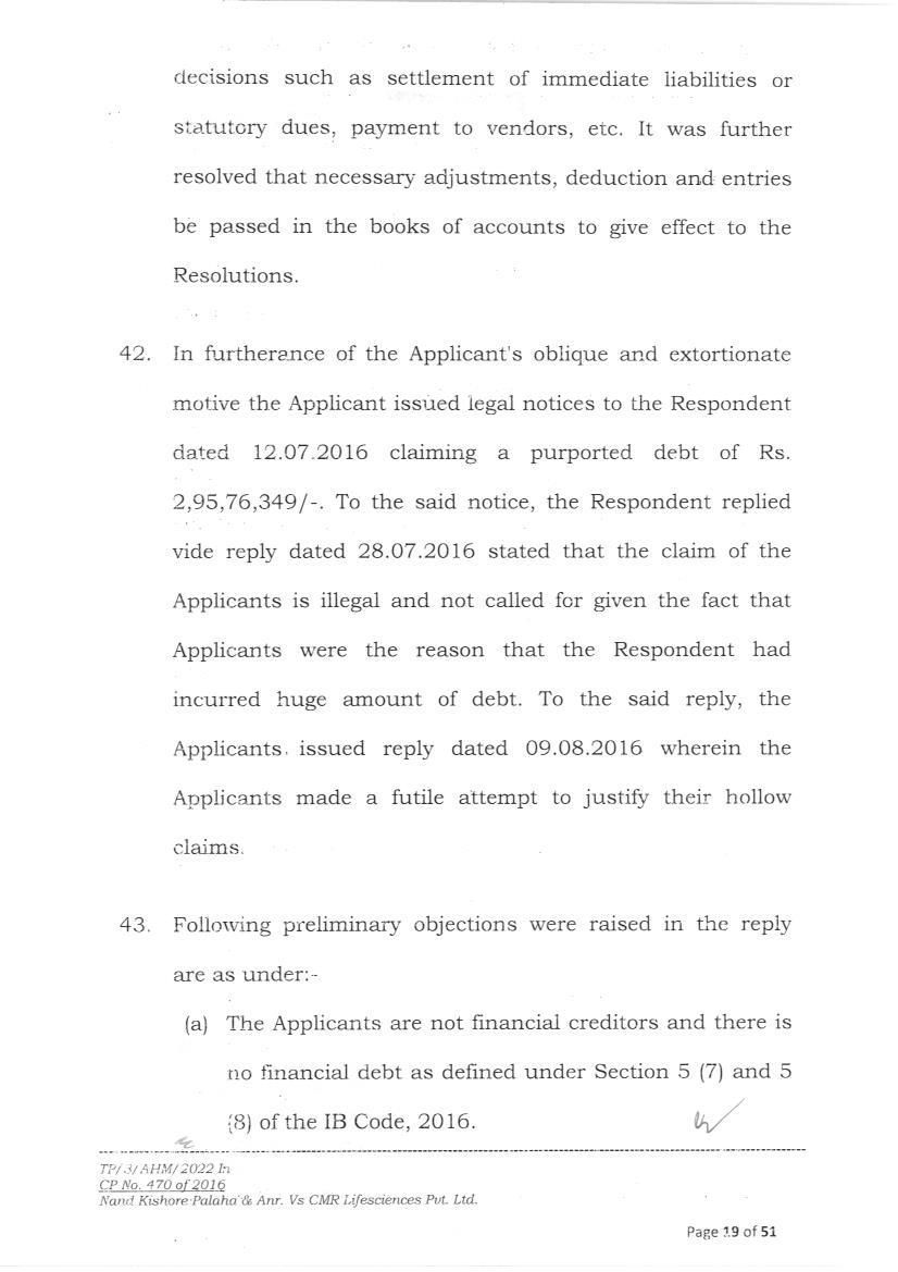 Exhibit reproduced from the original judgment