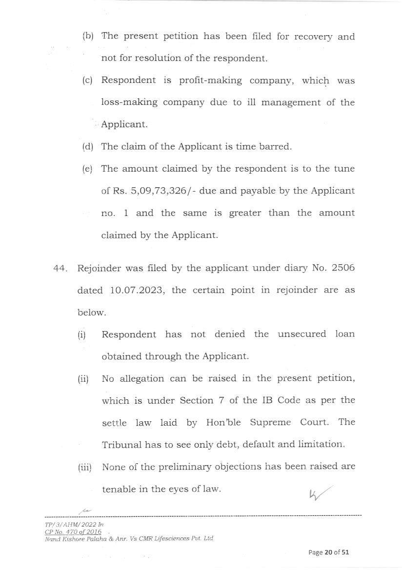 Exhibit reproduced from the original judgment