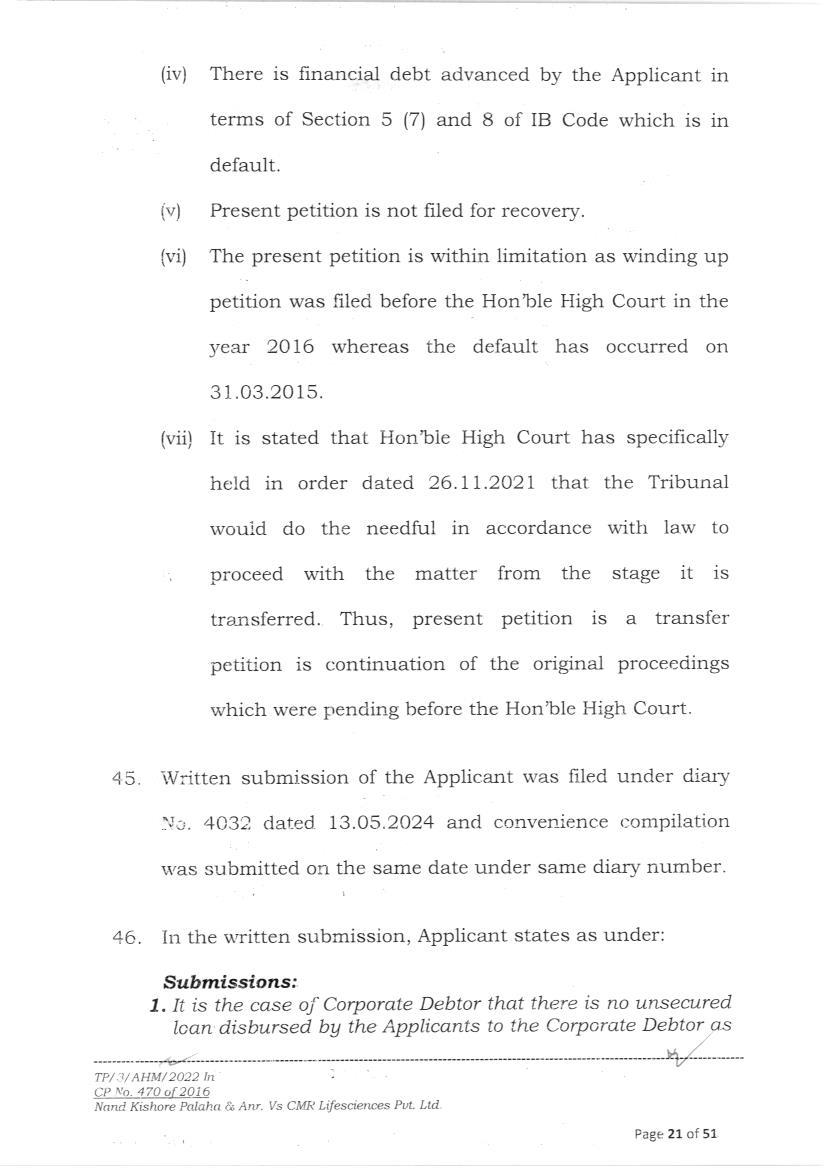 Exhibit reproduced from the original judgment