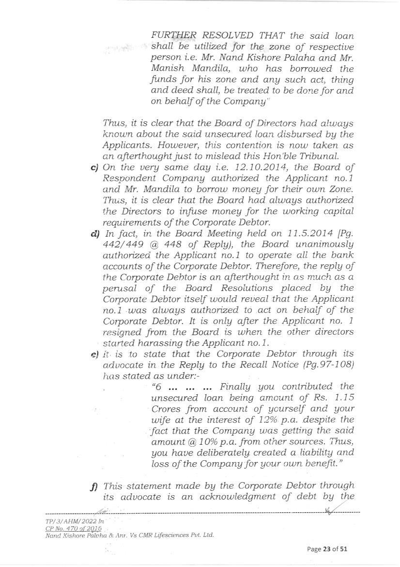Exhibit reproduced from the original judgment