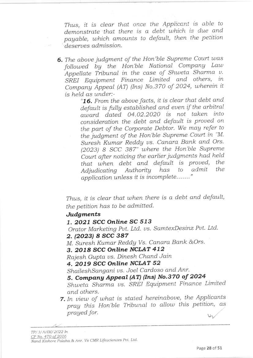 Exhibit reproduced from the original judgment