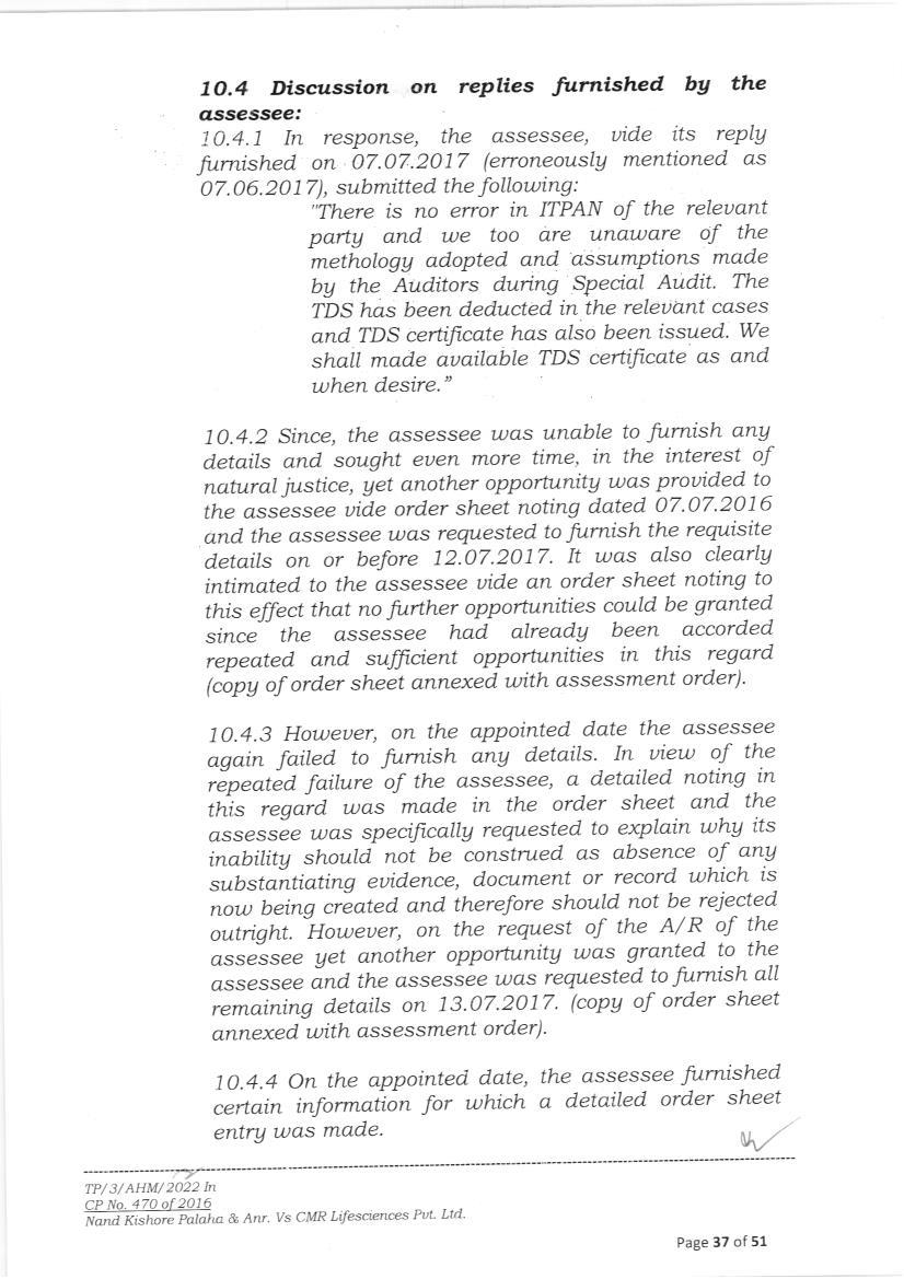 Exhibit reproduced from the original judgment