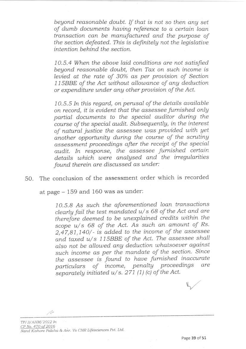 Exhibit reproduced from the original judgment