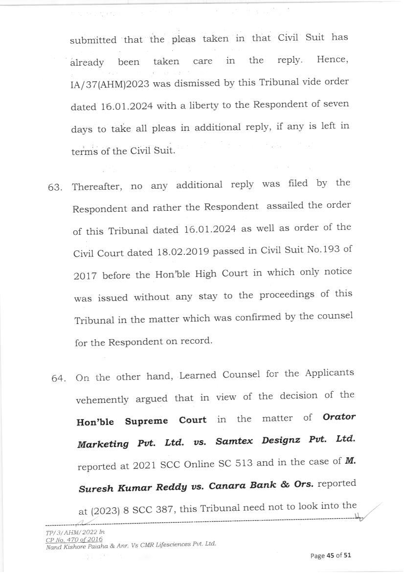 Exhibit reproduced from the original judgment