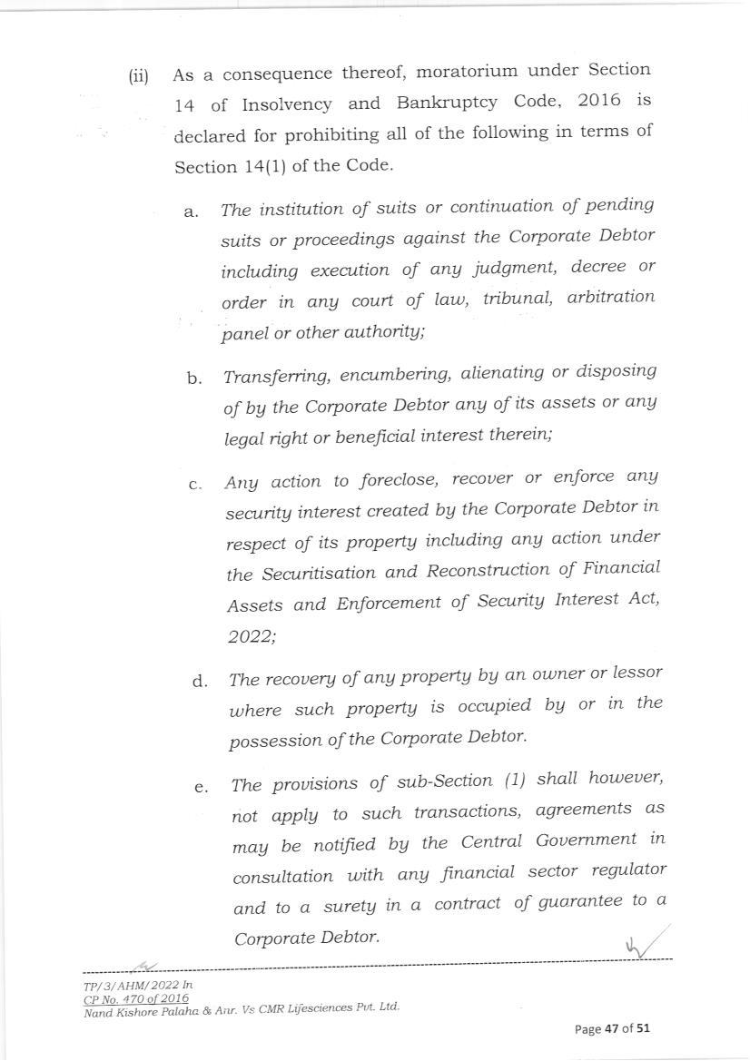 Exhibit reproduced from the original judgment
