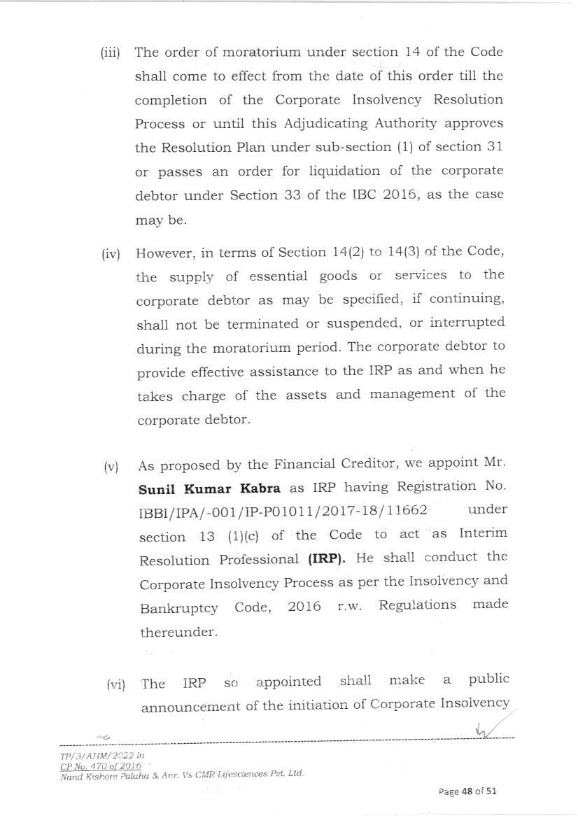 Exhibit reproduced from the original judgment