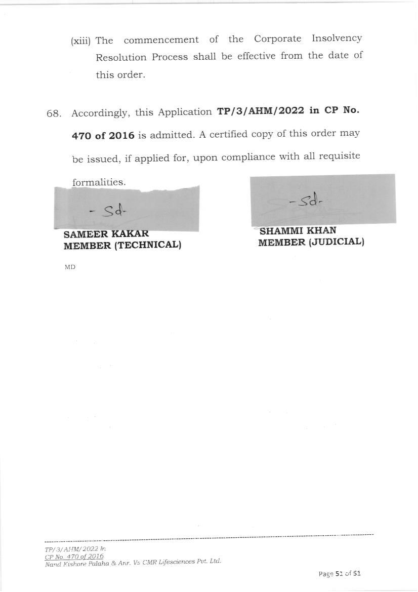 Exhibit reproduced from the original judgment