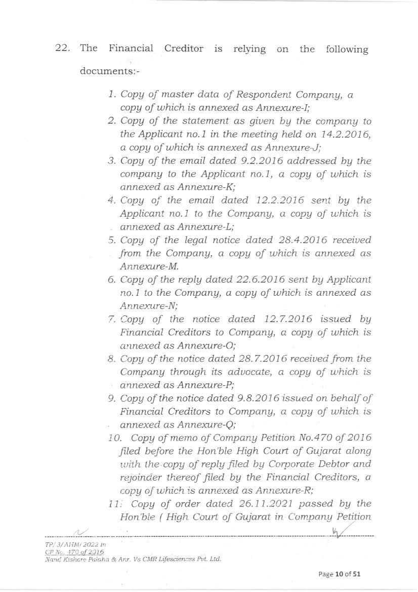 Exhibit reproduced from the original judgment