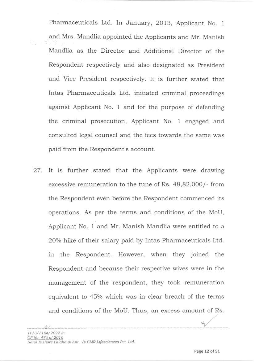 Exhibit reproduced from the original judgment