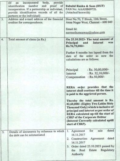 Exhibit reproduced from the original judgment