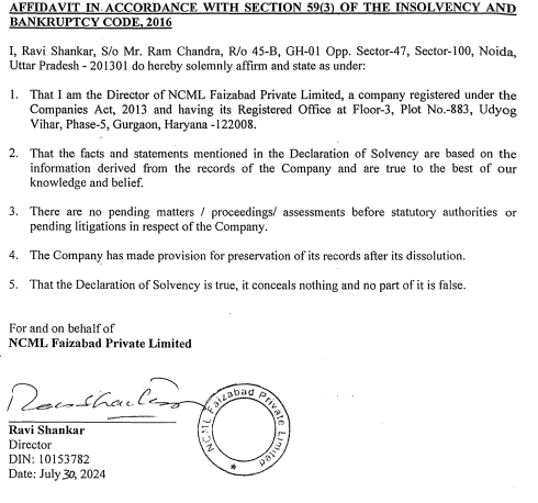 Exhibit reproduced from the original judgment