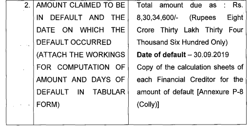 Exhibit reproduced from the original judgment