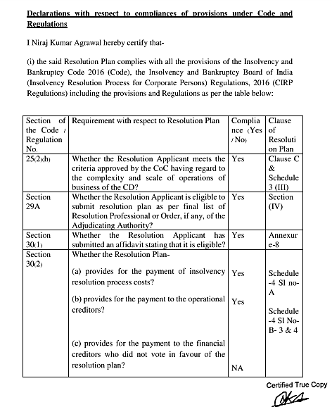 Exhibit reproduced from the original judgment