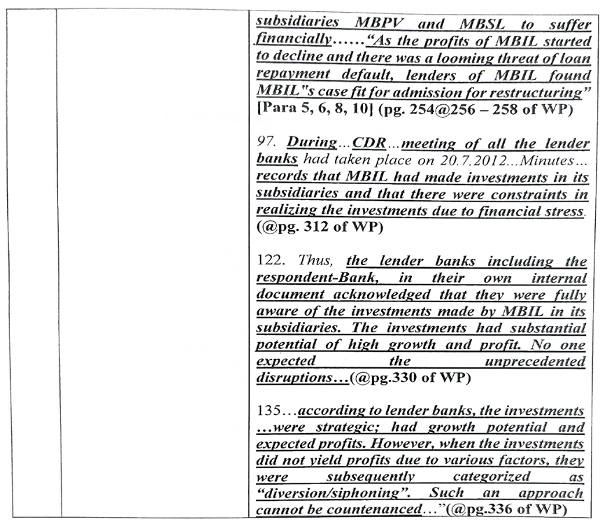 Exhibit reproduced from the original judgment
