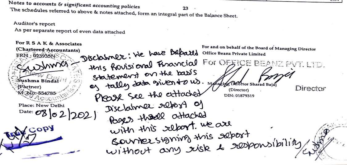 Exhibit reproduced from the original judgment