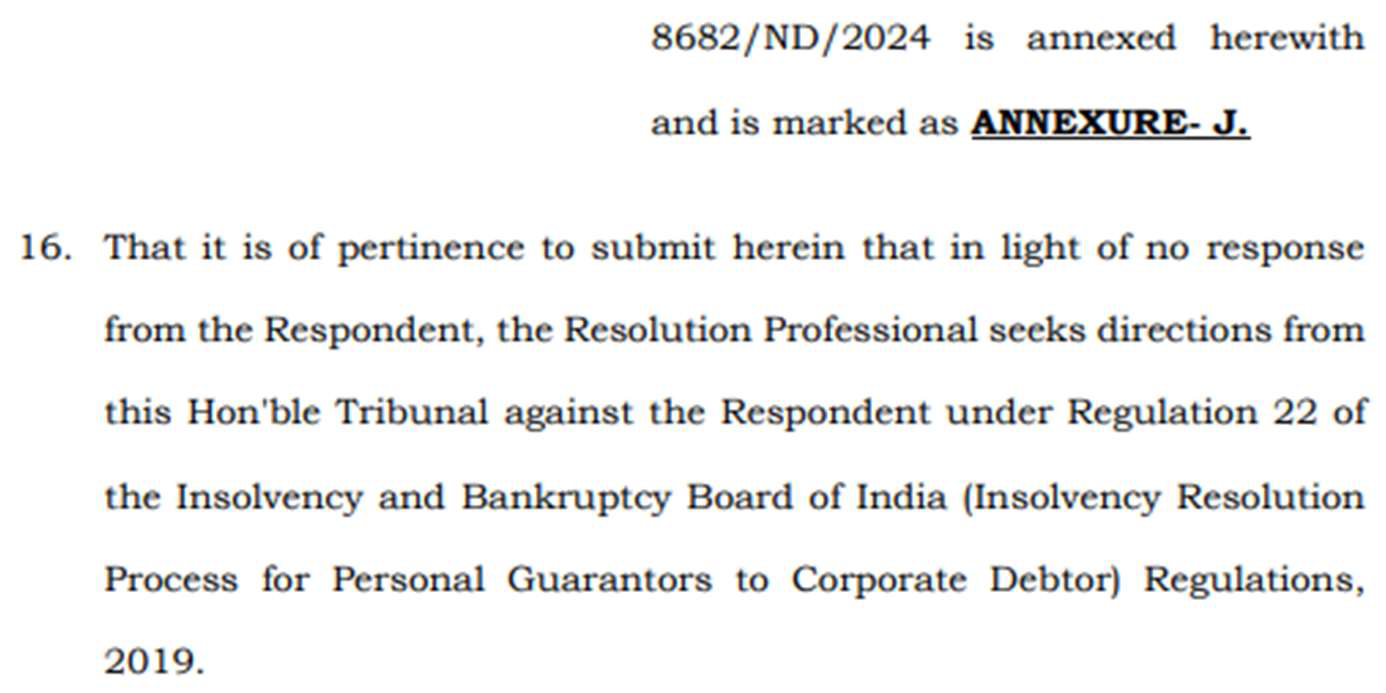 Exhibit reproduced from the original judgment